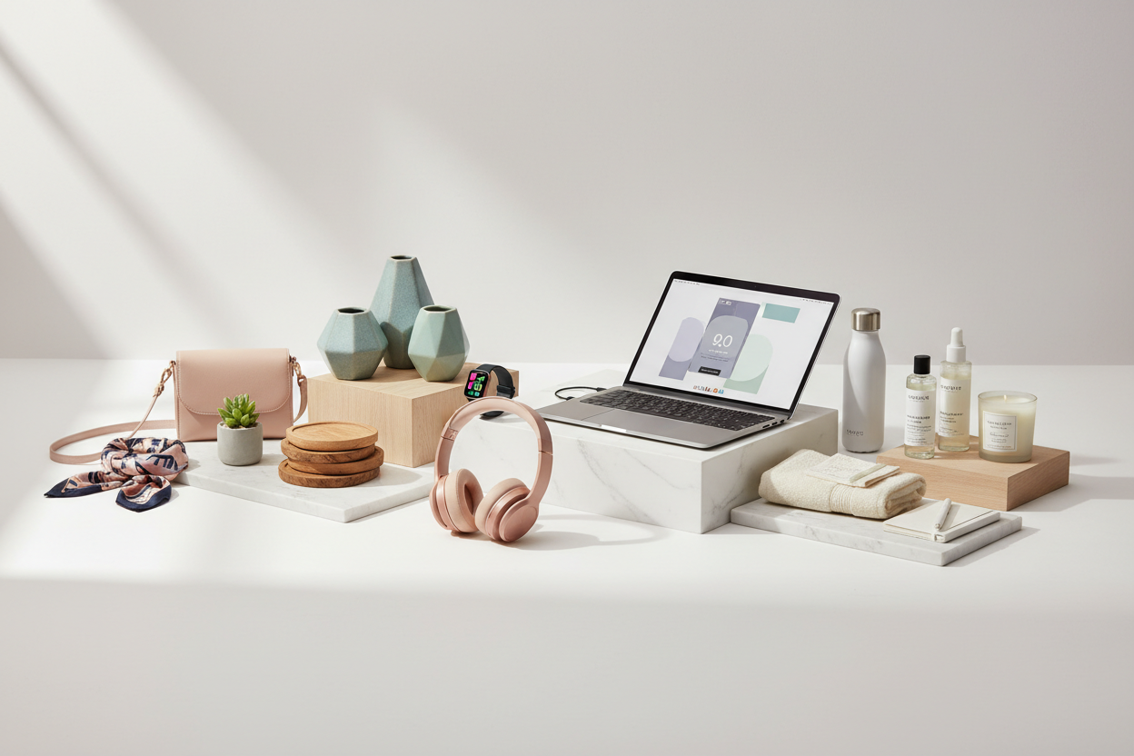 image banniére pour vente divers produit sans text